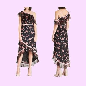 NWT Alice + Olivia Caydon Floral Print Dress Sz 6